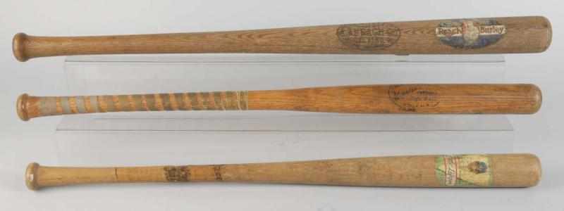 Appraisal: Lot of Vintage Baseball Bats Description Includes one Reach Burley