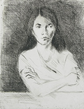 Appraisal: Raphael Soyer American - Seated Woman Etching on paper third