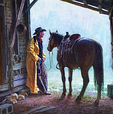 Appraisal: Martin Grelle Present Storm Delayoil on canvas x in