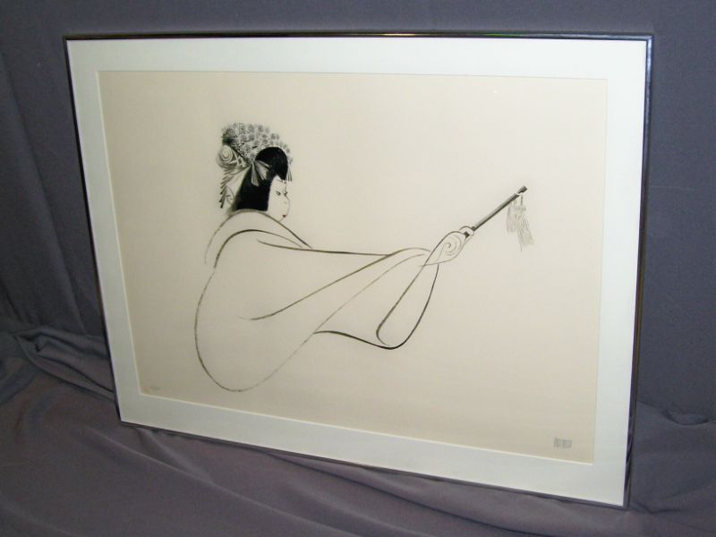 Appraisal: Signed Hirschfeld Sumano Print Albert Hirschfeld June January was a