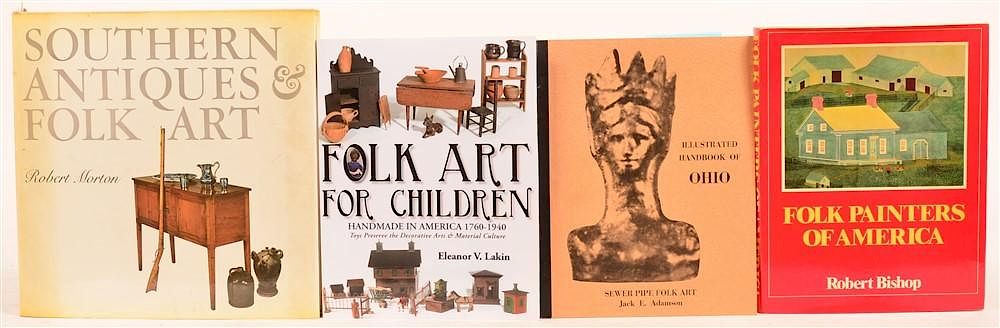 Appraisal: vols Books on American Folk Art Morton Southern Antiques Folk