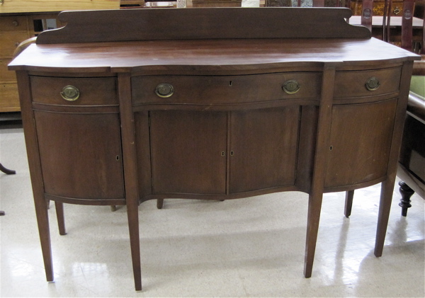 Appraisal: FEDERAL STYLE MAHOGANY SIDEBOARD American early th century having a