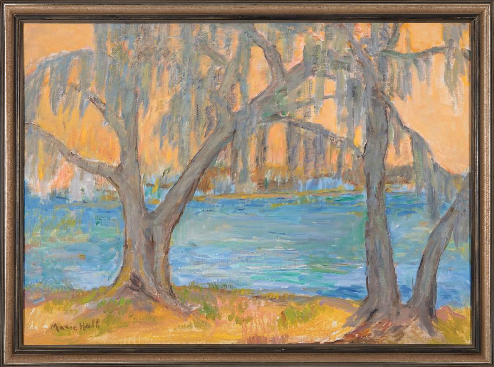 Appraisal: Marie Atkinson Hull American Mississippi - Mississippi River Scene oil