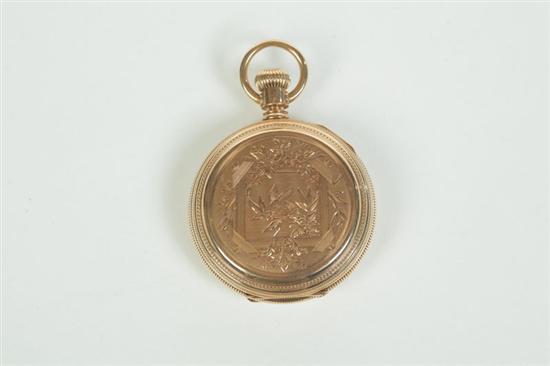 Appraisal: HUNTER CASE POCKET WATCH American late th century An American