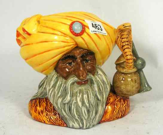 Appraisal: Royal Doulton Large Character Jug The Snake Charmer D Limited