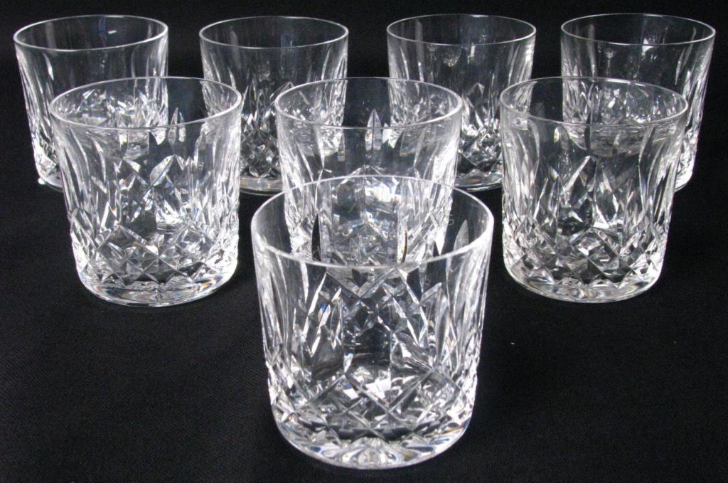 Appraisal: Set of Waterford 'Lismore' Rocks Glasses eight total in the