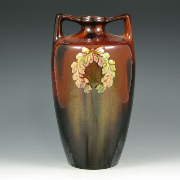 Appraisal: Peters Reed Standard Ware vase with sprigs Unmarked Excellent condition