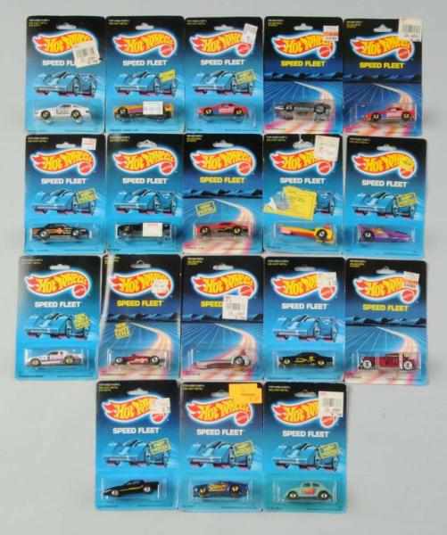 Appraisal: Lot of Mattel Hot Wheels Speed Fleets Description Includes Hot