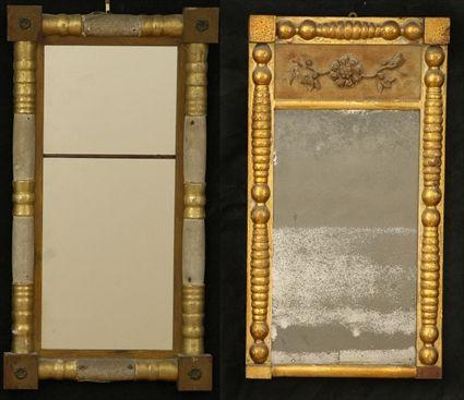 Appraisal: Federal Parcel-Gilt Pier Mirror together with another Mirror