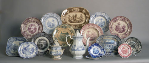 Appraisal: Group of Staffordshire tablewares th c