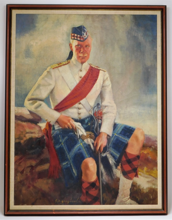 Appraisal: ATTRIB F H SHEPHERD SCOTSMAN PORTRAIT PAINTING United Kingdom -