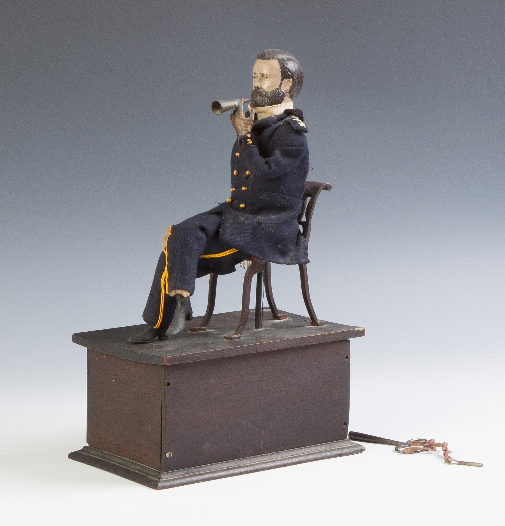 Appraisal: Rare Ives Clockwork Toy of General Ulysses S Grant C