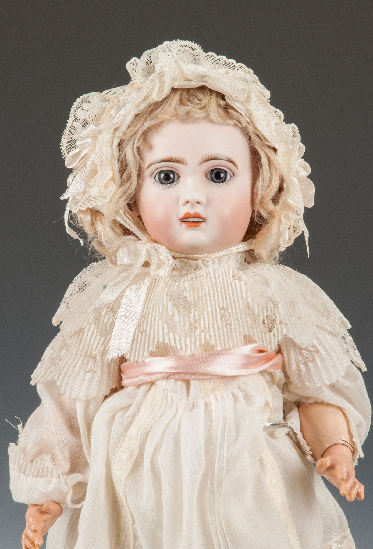 Appraisal: Tete Jumeau Bisque Doll Late th cent With red stamp