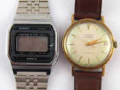 Appraisal: A Benson carat gold wristwatch with sweep second hand and