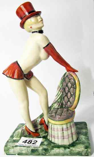 Appraisal: Kevin Fancis Figure Follies Bergere in a unusual Orange and