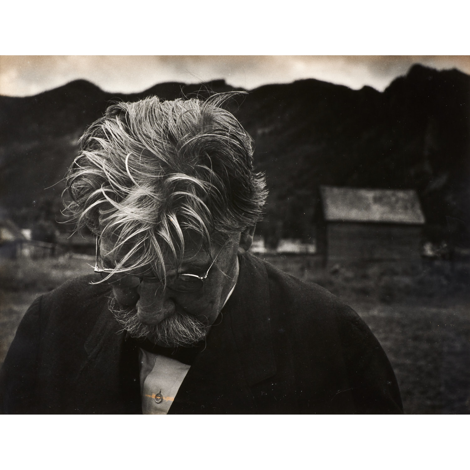 Appraisal: W EUGENE SMITH DR ALBERT SCHWEITZER PHOTOGRAPH W Eugene Smith