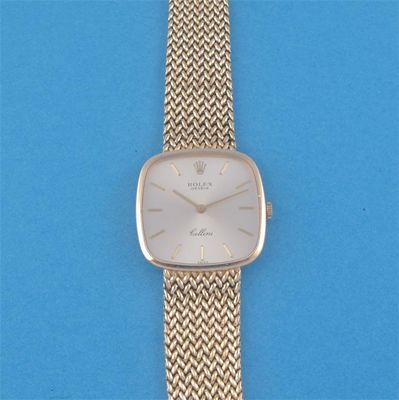 Appraisal: An ct gold Rolex Cellini wristwatch signed silvered dial ct