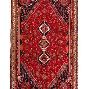 Appraisal: A Qashqai Wool Rug Circa feet inch x feet inches