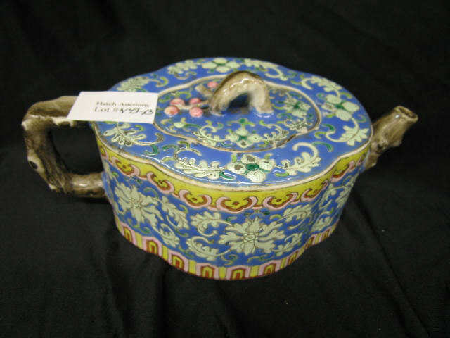 Appraisal: Early Chinese Porcelain Teapot signed