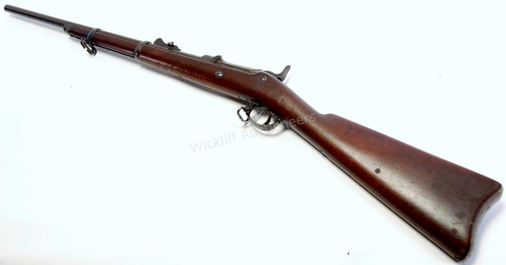 Appraisal: Springfield Model Trapdoor Rifle-Blued barrel Chambered in - cal Smooth