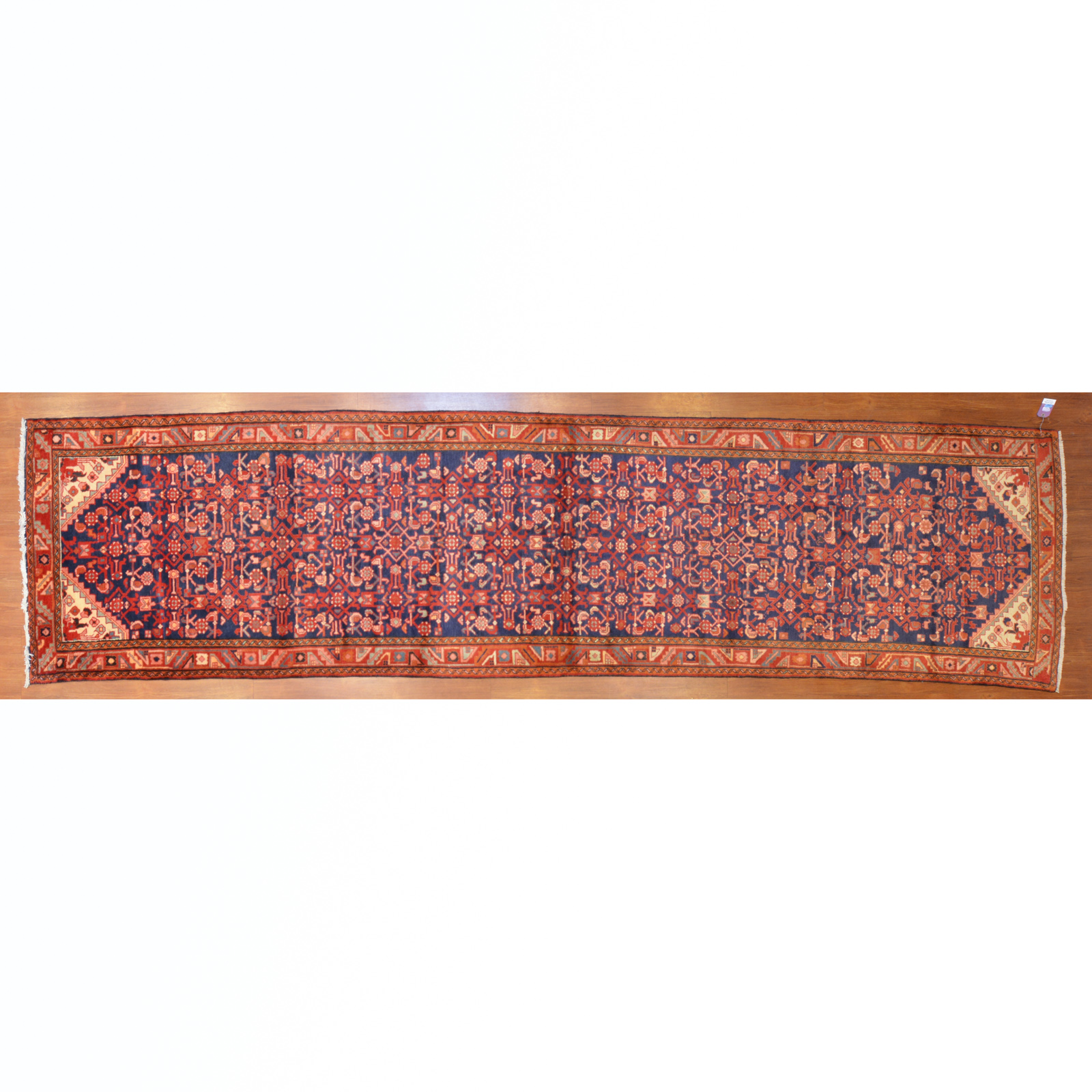 Appraisal: HAMADAN RUNNER PERSIA X Third quarter- th century hand-knotted wool