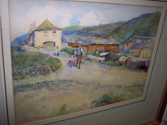 Appraisal: Mary Evelina KindonCornish Scene possibly Port Isaacsignedwatercolour cm x cm