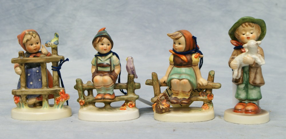 Appraisal: Hummel figurines Singing Lesson Hum Signs of Spring Hum Just