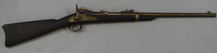 Appraisal: Springfield trapdoor breech-ldg carbine cal bbl dated on breech block