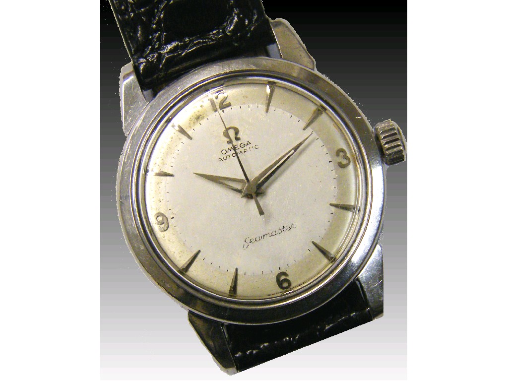 Appraisal: Omega late s Seamaster automatic stainless steel gentleman's wristwatch the