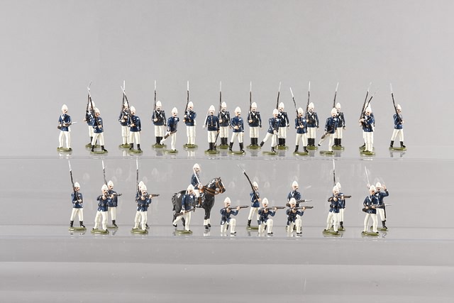 Appraisal: A similar lot of metal figures representing French Infantry Indo-China