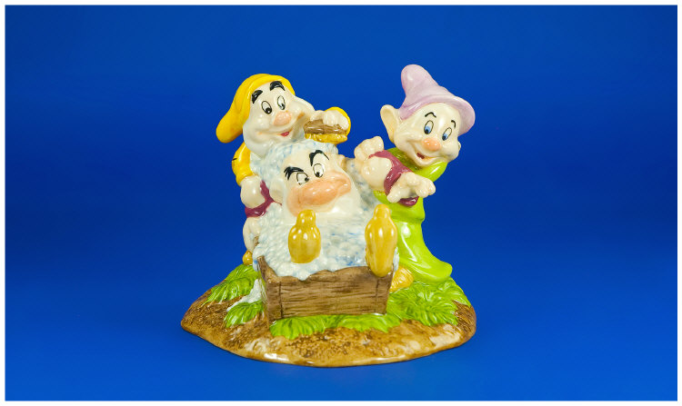 Appraisal: Royal Doulton Snow White Series Grumpy's Bathtime no