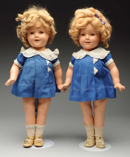 Appraisal: Lot Of Ideal Shirley Temple Dolls All composition Both are