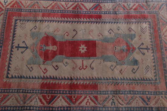 Appraisal: TURKISH RUG - ft in x ft in