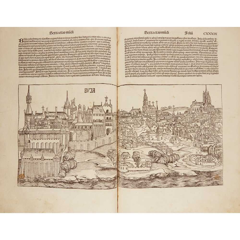 Appraisal: SCHEDEL HARTMANN THE NUREMBERG CHRONICLE LIBER CHRONICARUM Nuremberg Anton Koberger