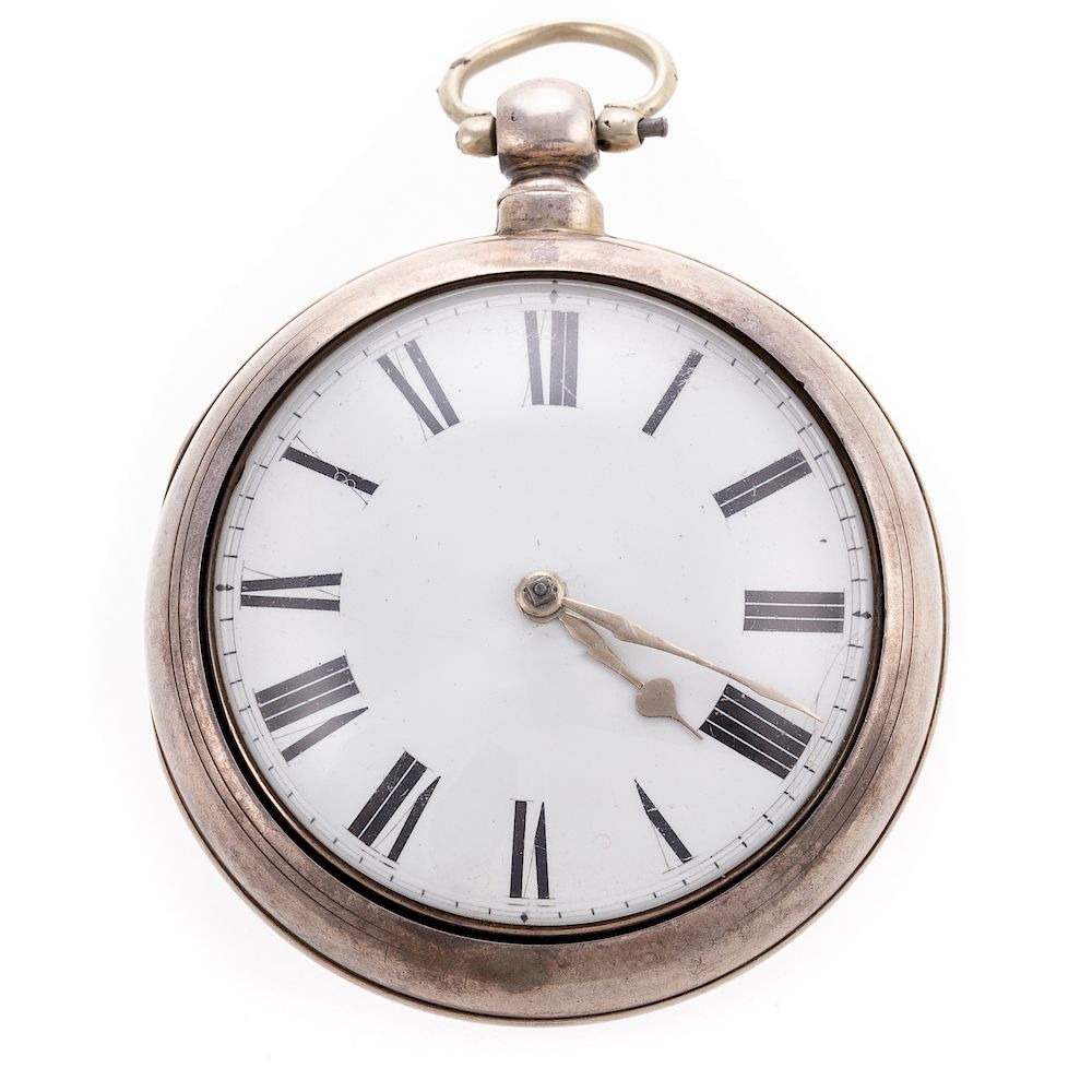 Appraisal: An Antique Pocket Watch by Bates in Silver c Large