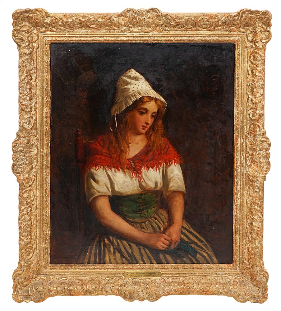 Appraisal: Frederick Gerald Kinnaird 'The Farmer's Daughter' Frederick Gerald Kinnaird U