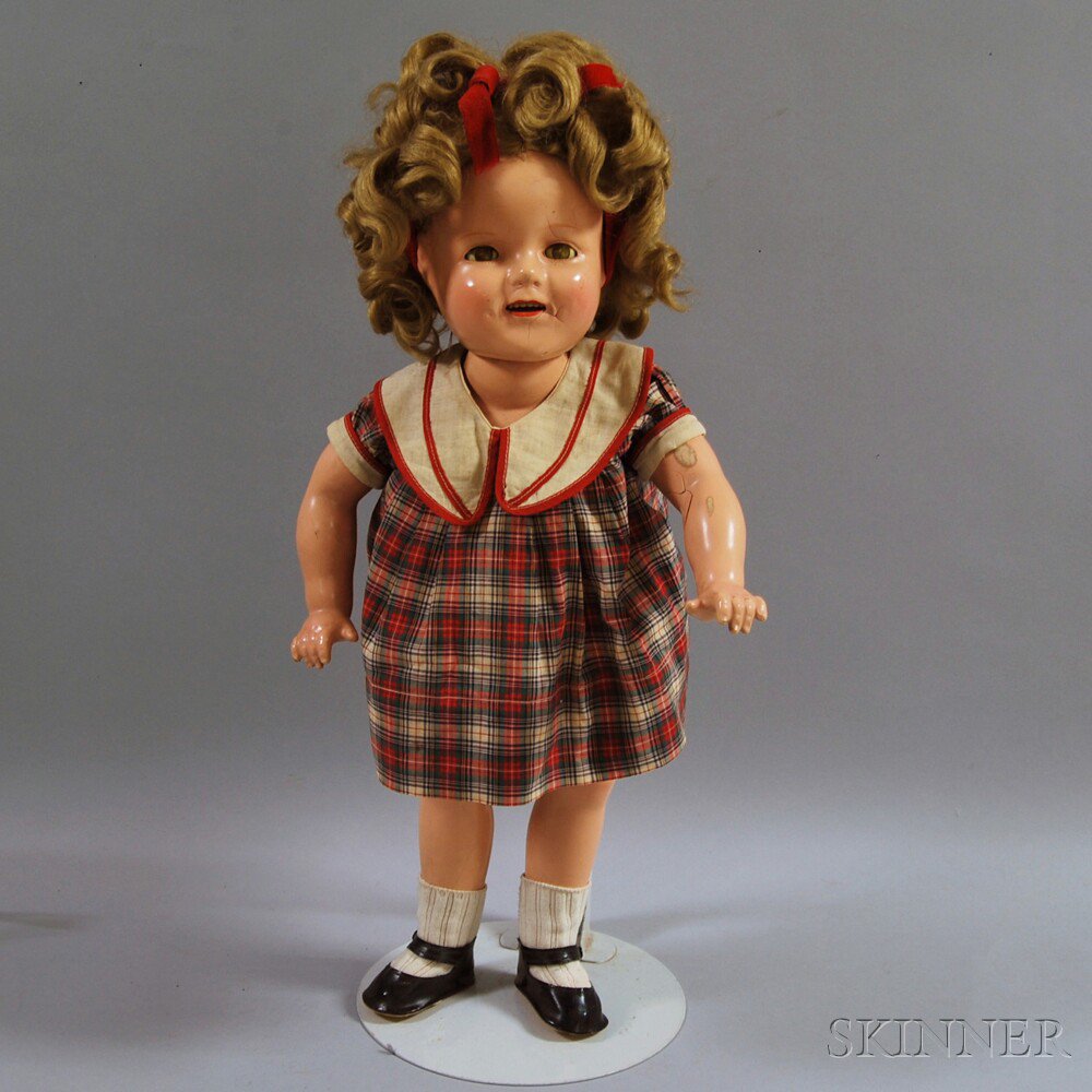 Appraisal: Ideal Composition Shirley Temple Doll c with open mouth sleeping