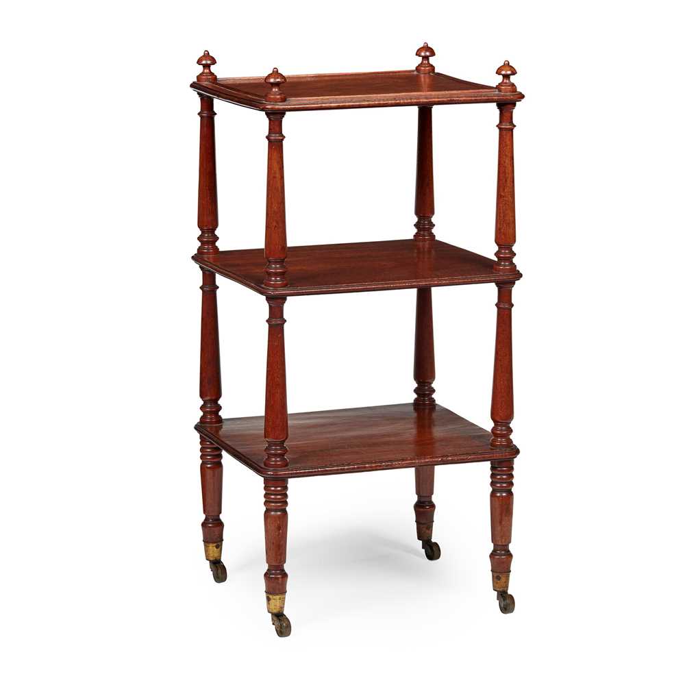 Appraisal: REGENCY MAHOGANY WHATNOT IN THE MANNER OF GILLOWS TH CENTURY