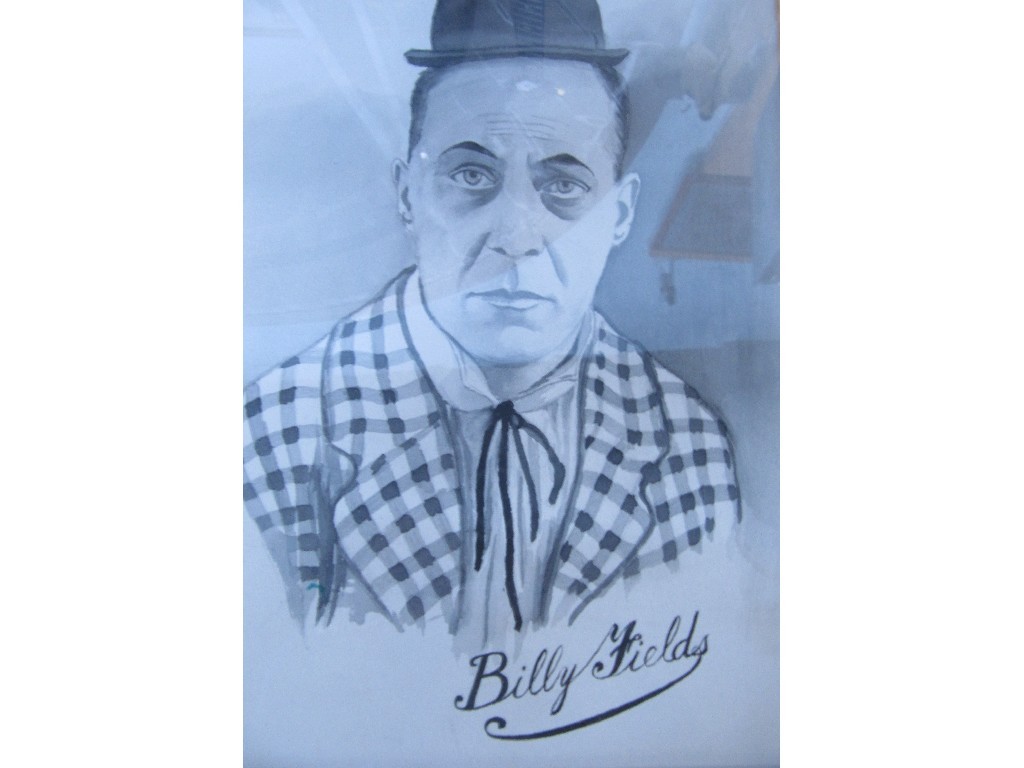 Appraisal: Framed portrait of the comedian Billy Fields