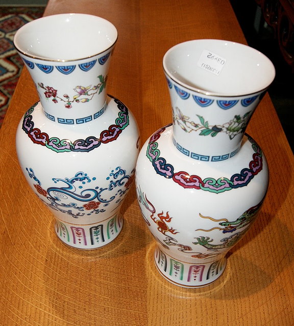 Appraisal: Pair of Franklin Mint vases'The Journey of the Heavenly Tourist'