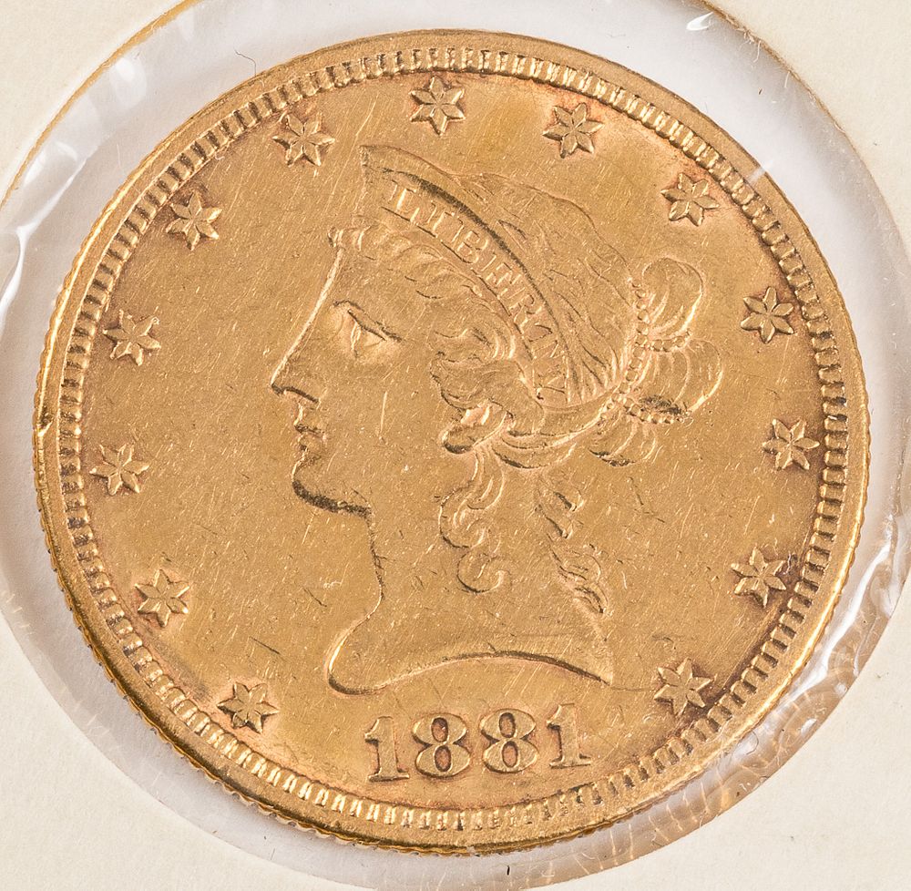 Appraisal: ten dollar Liberty Head coin ten dollar Liberty Head coin