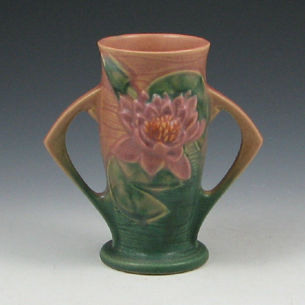 Appraisal: Roseville Water Lily - Vase - Mint Roseville Water Lily