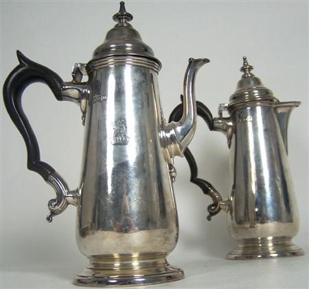 Appraisal: An Edwardian cafe au lait set T Bradbury and Sons