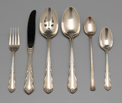 Appraisal: Wallace Shenandoah Sterling Flatware American th century pieces no monograms