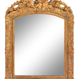 Appraisal: A R gence Style Giltwood Mirror Late th Early th