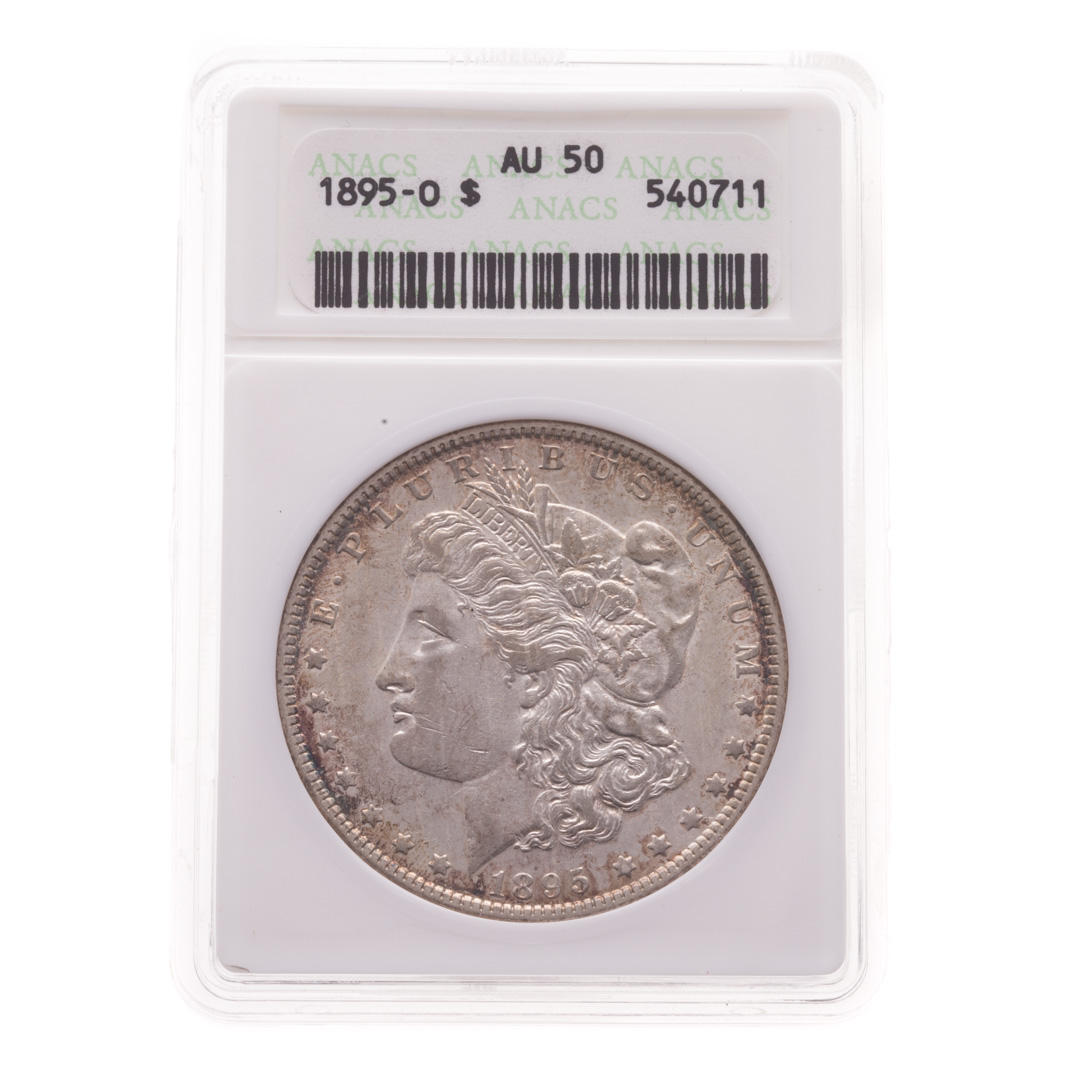 Appraisal: US -O ANACS AU Morgan Dollar -O ANACS AU Nicely