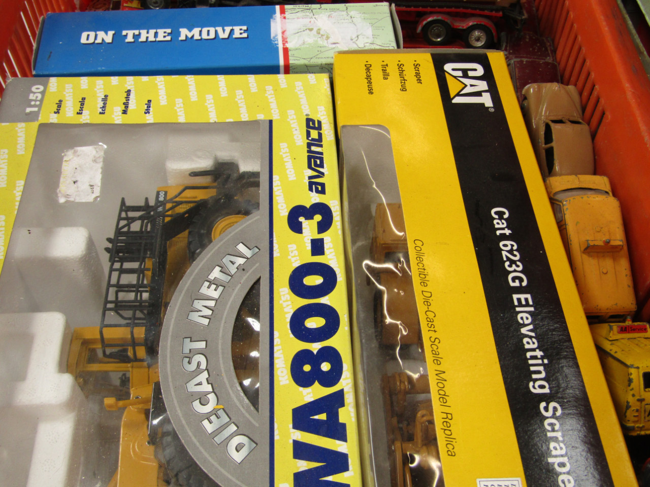 Appraisal: A Komatsu die cast model of a wheel loader Norscot