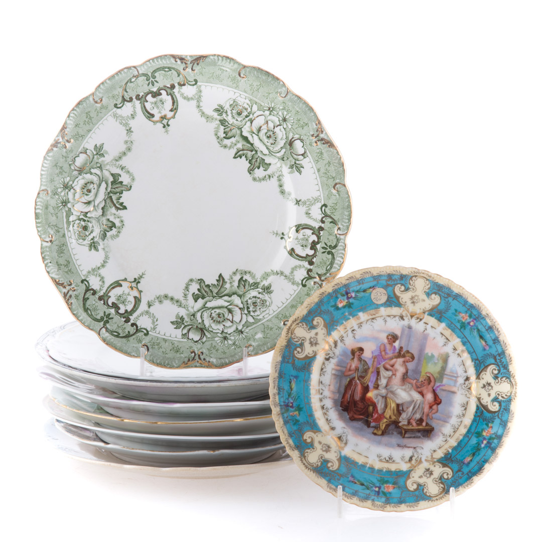 Appraisal: Assorted portrait and other decorative plates plates including Austrian Kutani