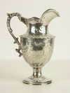 Appraisal: PITCHER - th C hand hammered sterling American pitcher signed