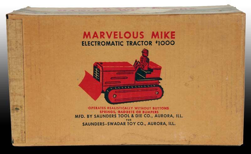 Appraisal: Saunders Marvelous Mike Electromatic Robot Toy Tra Description Box ''